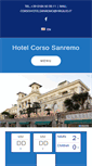 Mobile Screenshot of hotelcorsosanremo.com